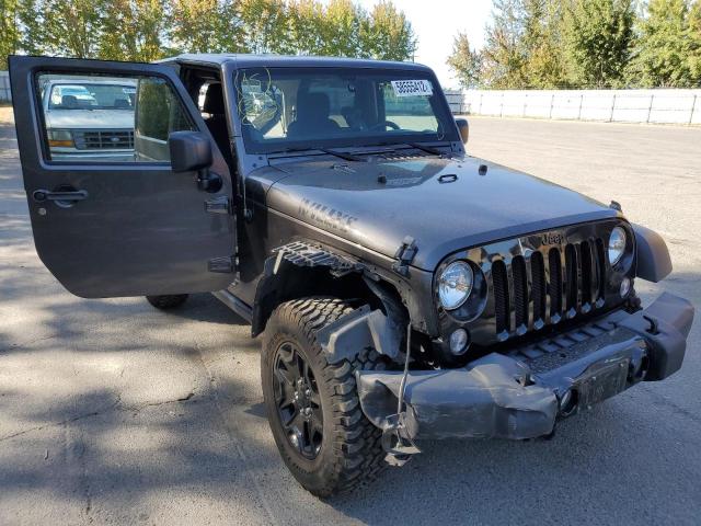 1C4AJWAG6EL219535 - 2014 JEEP WRANGLER S GRAY photo 1