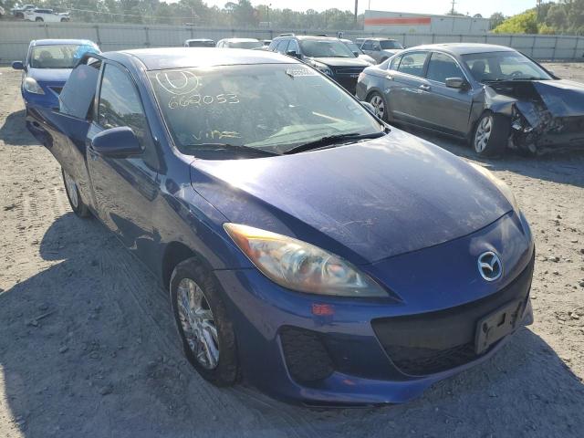 JM1BL1V84C1662053 - 2012 MAZDA 3 I BLUE photo 1