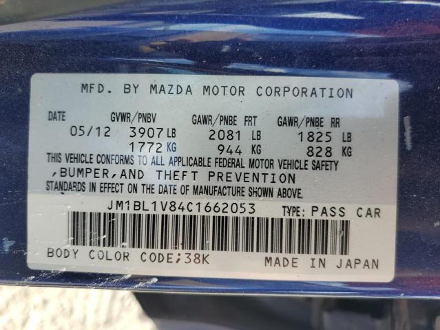 JM1BL1V84C1662053 - 2012 MAZDA 3 I BLUE photo 10