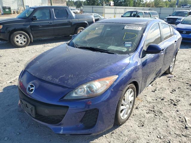 JM1BL1V84C1662053 - 2012 MAZDA 3 I BLUE photo 2