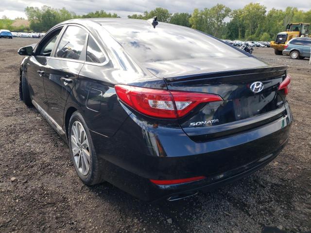 5NPE34AF3HH541789 - 2017 HYUNDAI SONATA SPO BLACK photo 3