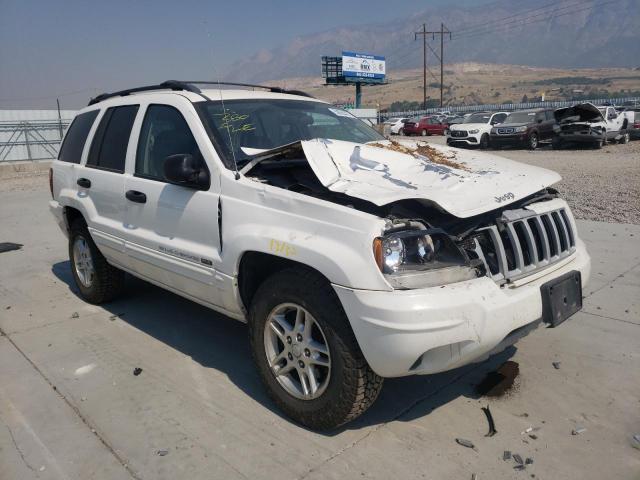 1J4GW48S94C177381 - 2004 JEEP GRAND CHER WHITE photo 1