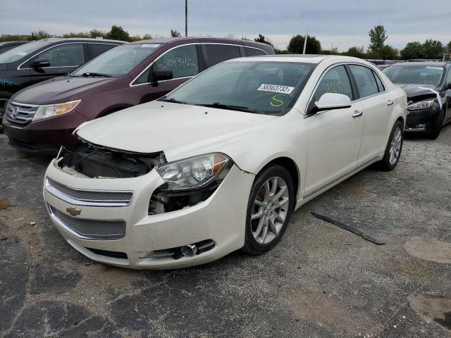 1G1ZE5EB0A4144294 - 2010 CHEVROLET MALIBU LTZ თეთრი ფოტო 2