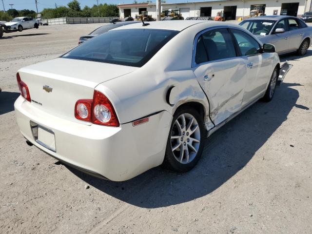 1G1ZE5EB0A4144294 - 2010 CHEVROLET MALIBU LTZ თეთრი ფოტო 4