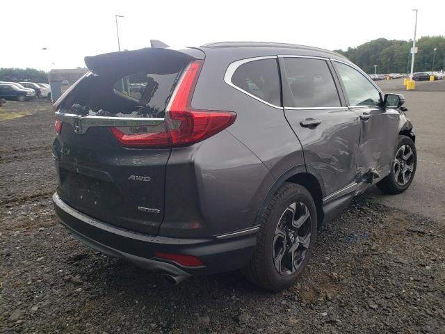 7FARW2H93JE029634 - 2018 HONDA CR-V TOURI GRAY photo 4