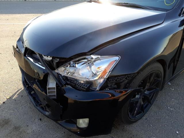 JTHBK262785084905 - 2008 LEXUS IS 250 BLACK photo 9