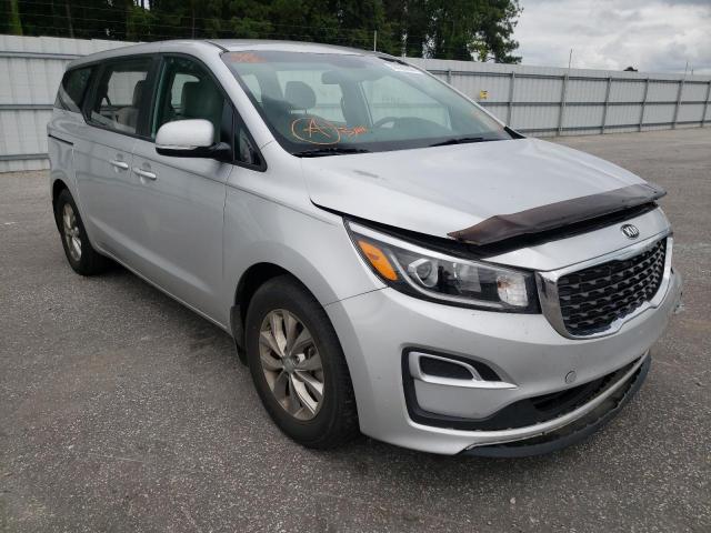 KNDMA5C13K6534738 - 2019 KIA SEDONA L SILVER photo 1