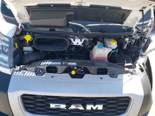 3C6TRVAG3LE105890 - 2020 RAM PROMASTER WHITE photo 7