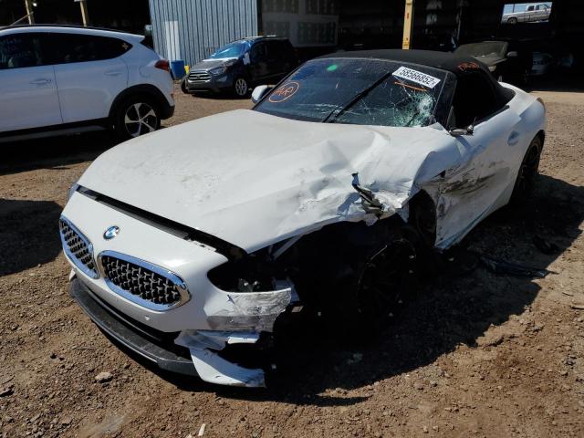 WBAHF3C58KWW29416 - 2019 BMW Z4 SDRIVE3 WHITE photo 2