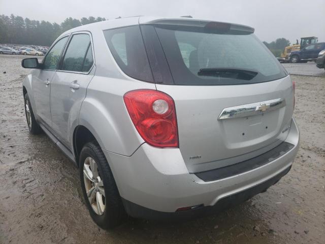 1GNFLEEK0FZ144796 - 2015 CHEVROLET EQUINOX SILVER photo 3