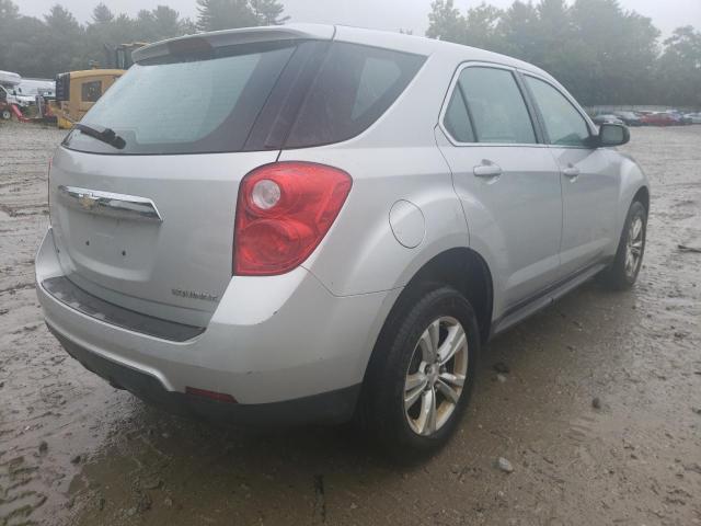 1GNFLEEK0FZ144796 - 2015 CHEVROLET EQUINOX SILVER photo 4