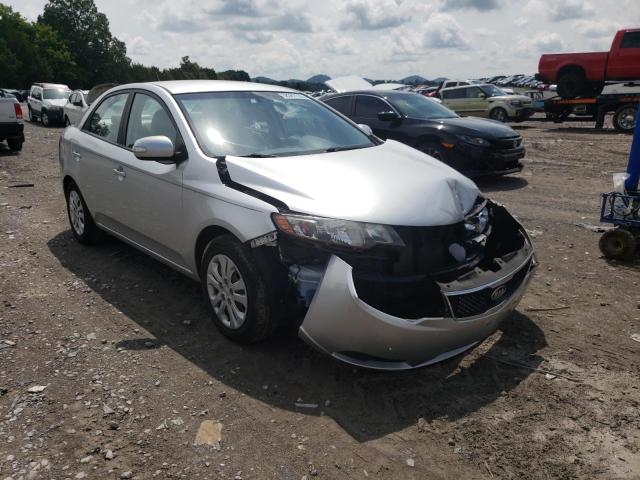 KNAFU4A26A5107447 - 2010 KIA FORTE EX SILVER photo 1