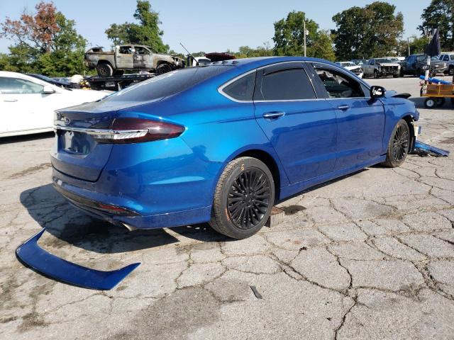 3FA6P0RU7HR264510 - 2017 FORD FUSION TIT BLUE photo 4