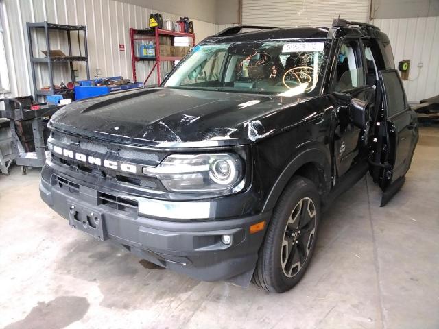 3FMCR9C62MRB35814 - 2021 FORD BRONCO SPO BLACK photo 2