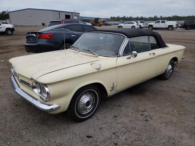 20967W273613 - 1962 CHEVROLET CORVAIR YELLOW photo 2