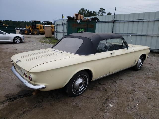 20967W273613 - 1962 CHEVROLET CORVAIR YELLOW photo 4