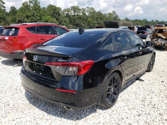2HGFE2F5XNH534475 - 2022 HONDA CIVIC SPOR BLACK photo 4