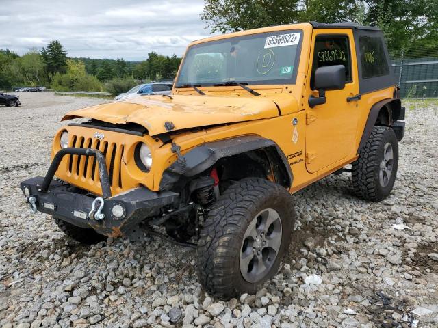 1C4AJWAGXCL126420 - 2012 JEEP WRANGLER S ORANGE photo 2