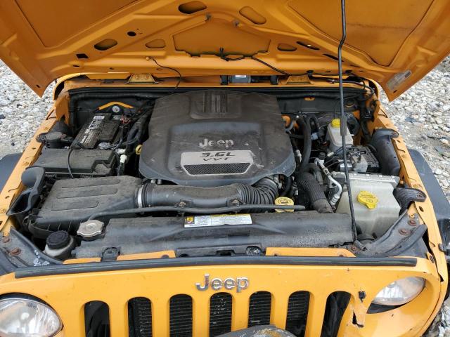 1C4AJWAGXCL126420 - 2012 JEEP WRANGLER S ORANGE photo 7