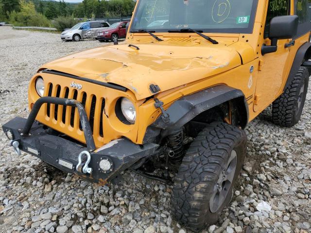 1C4AJWAGXCL126420 - 2012 JEEP WRANGLER S ORANGE photo 9