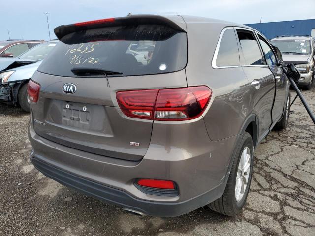 5XYPG4A3XKG505518 - 2019 KIA SORENTO L BROWN photo 4