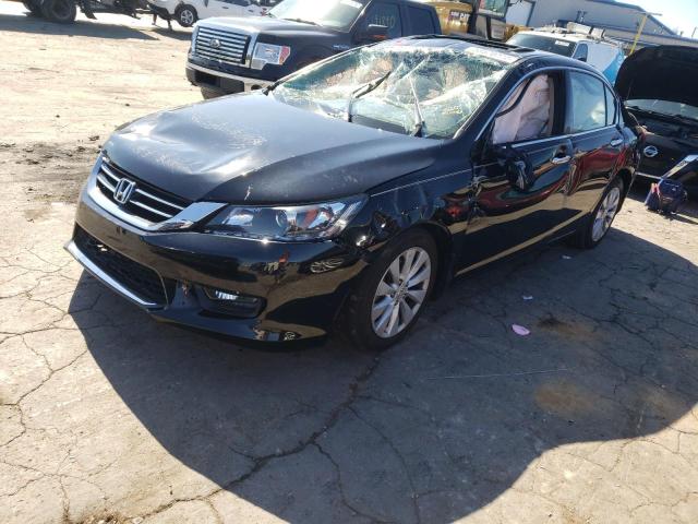 1HGCR3F8XFA014798 - 2015 HONDA ACCORD EXL BLACK photo 2