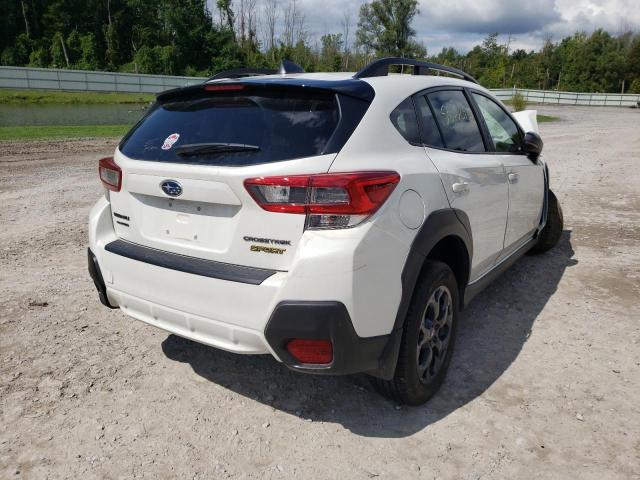 JF2GTHSC5MH251083 - 2021 SUBARU CROSSTREK WHITE photo 4