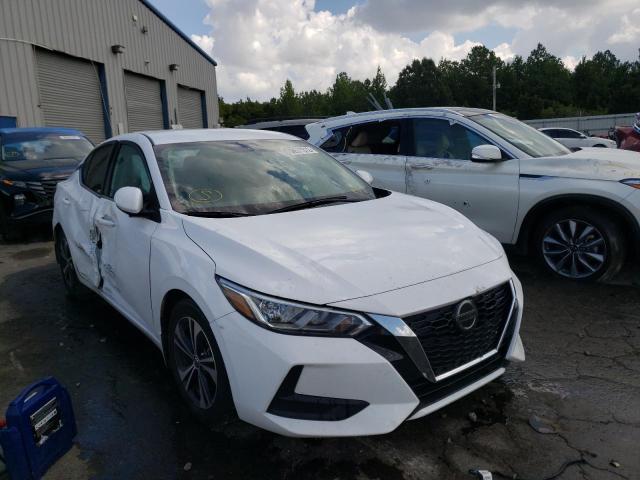 3N1AB8CV3LY266047 - 2020 NISSAN SENTRA SV WHITE photo 1