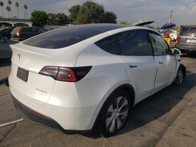 5YJYGDEE7MF300040 - 2021 TESLA MODEL Y أبيض صورة 4