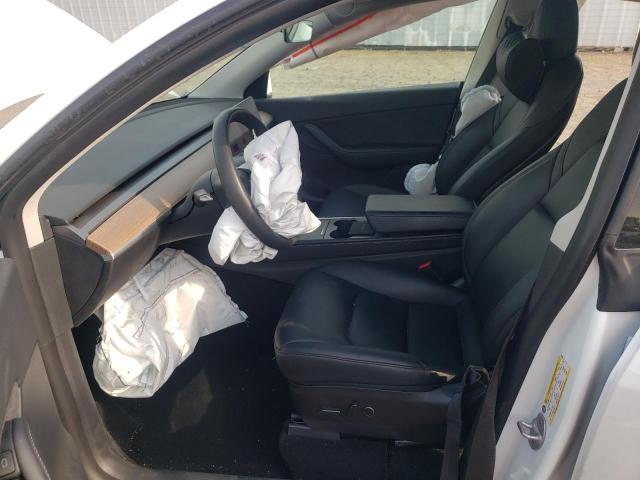 5YJYGDEE7MF300040 - 2021 TESLA MODEL Y أبيض صورة 5