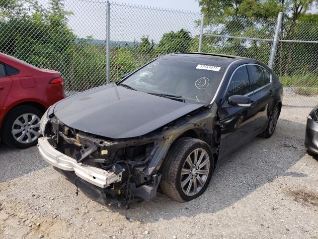 19UUA8F31EA005676 - 2014 ACURA TL SE BLACK photo 2