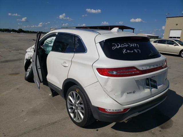 5LMCJ3C91JUL00820 - 2018 LINCOLN MKC RESERV WHITE photo 3