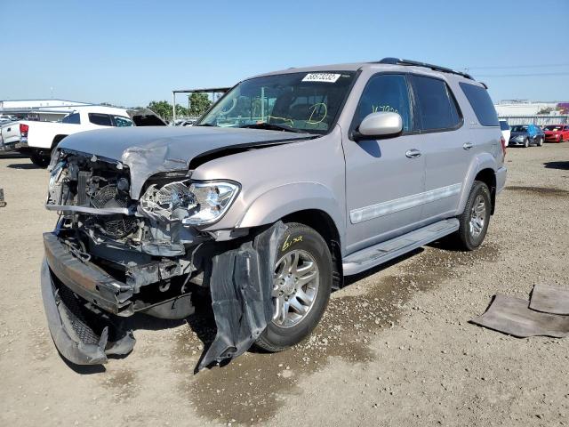 5TDZT38A72S104627 - 2002 TOYOTA SEQUOIA LI SILVER photo 2