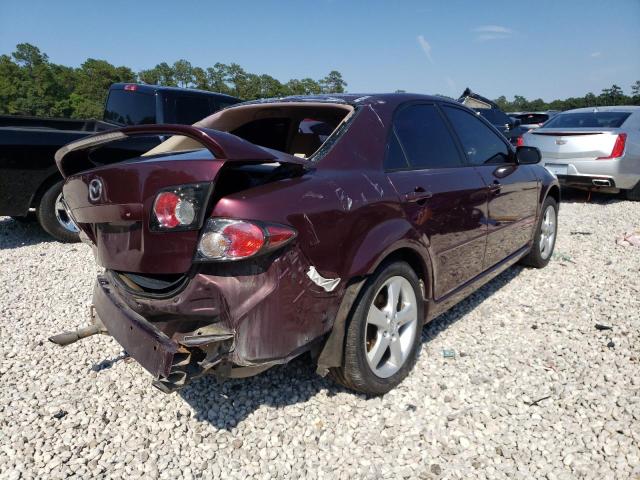 1YVHP80C585M23155 - 2008 MAZDA 6 I BURGUNDY photo 4