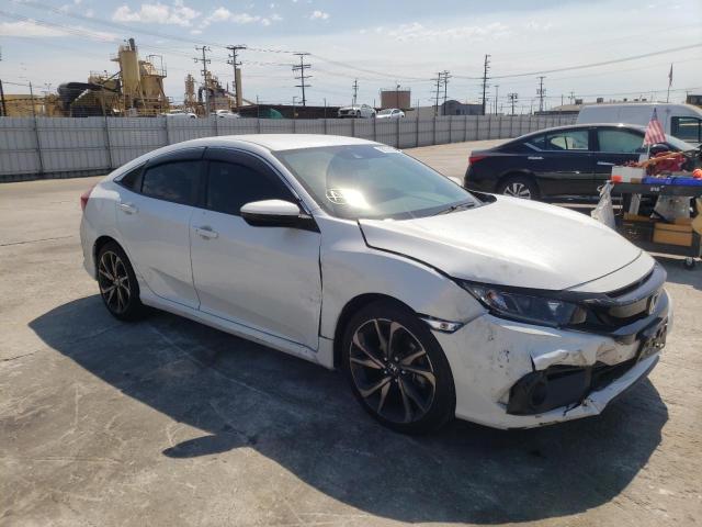 2HGFC2F83MH525275 - 2021 HONDA CIVIC SPOR WHITE photo 1