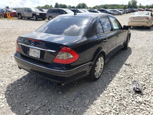 WDBUF72X37B105793 - 2007 MERCEDES-BENZ E 550 BLACK photo 4