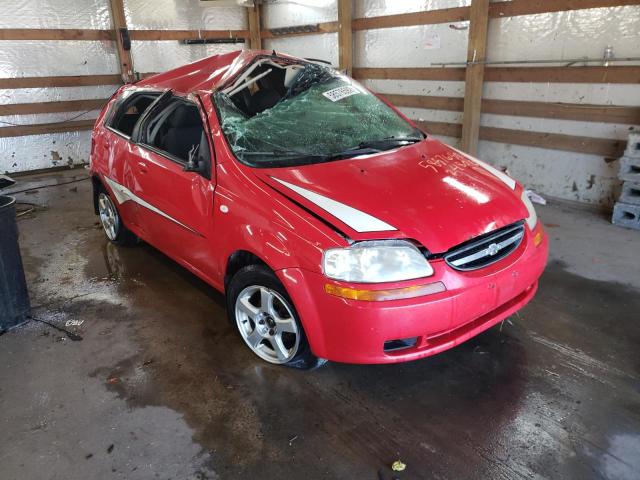 KL1TD66698B248089 - 2008 CHEVROLET AVEO BASE RED photo 1