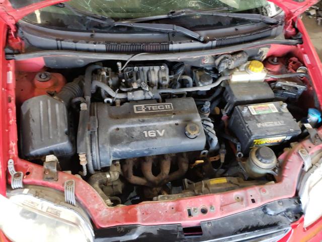 KL1TD66698B248089 - 2008 CHEVROLET AVEO BASE RED photo 7