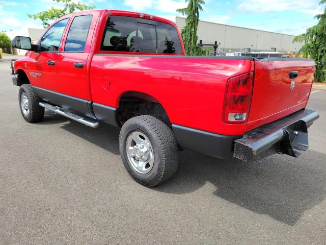 3D7KS28C56G104300 - 2006 DODGE RAM 2500 S Կարմիր լուսանկար 3