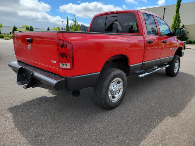 3D7KS28C56G104300 - 2006 DODGE RAM 2500 S Կարմիր լուսանկար 4
