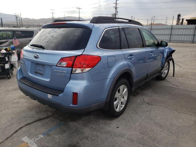 4S4BRDJC8A2323390 - 2010 SUBARU OUTBACK 3. BLUE photo 4