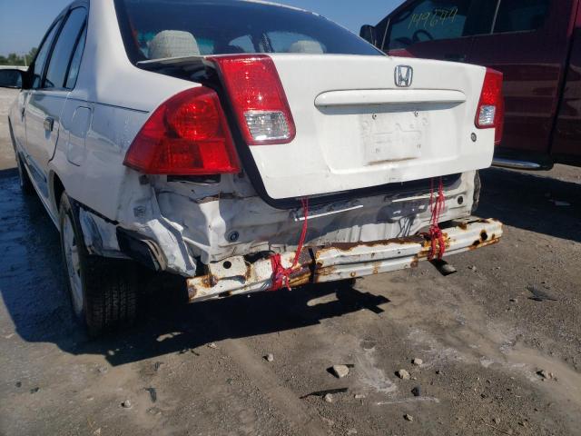 1HGES16374L007038 - 2004 HONDA CIVIC DX V WHITE photo 9