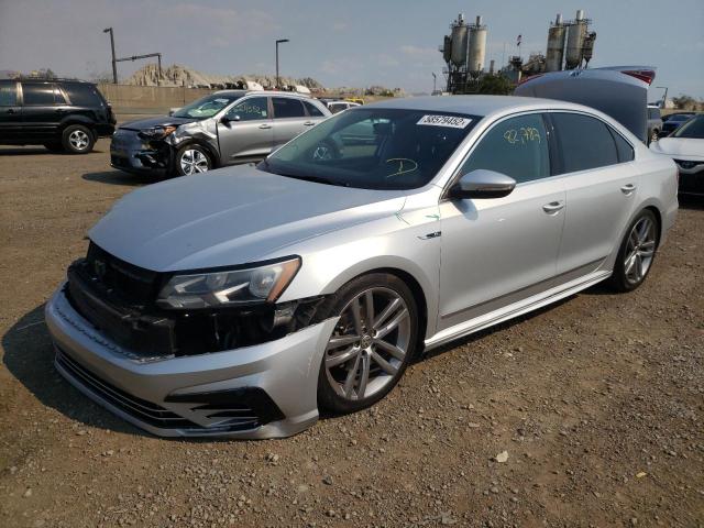 1VWDT7A30HC005720 - 2017 VOLKSWAGEN PASSAT R-L SILVER photo 2