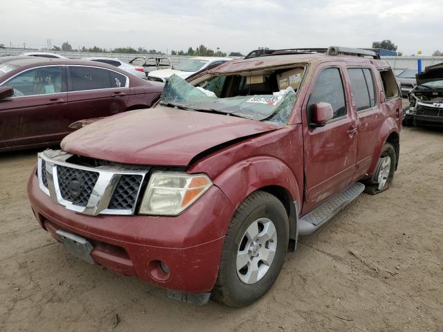 5N1AR18U86C623148 - 2006 NISSAN PATHFINDER RED photo 2