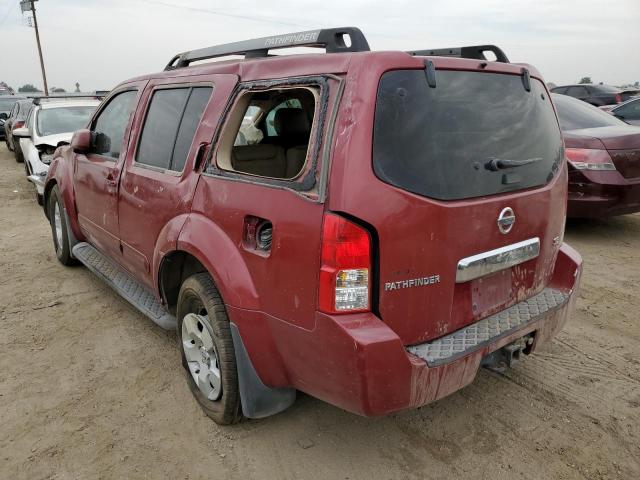 5N1AR18U86C623148 - 2006 NISSAN PATHFINDER RED photo 3