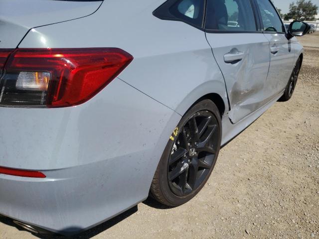 2HGFE2F53NH571108 - 2022 HONDA CIVIC SPOR GRAY photo 9