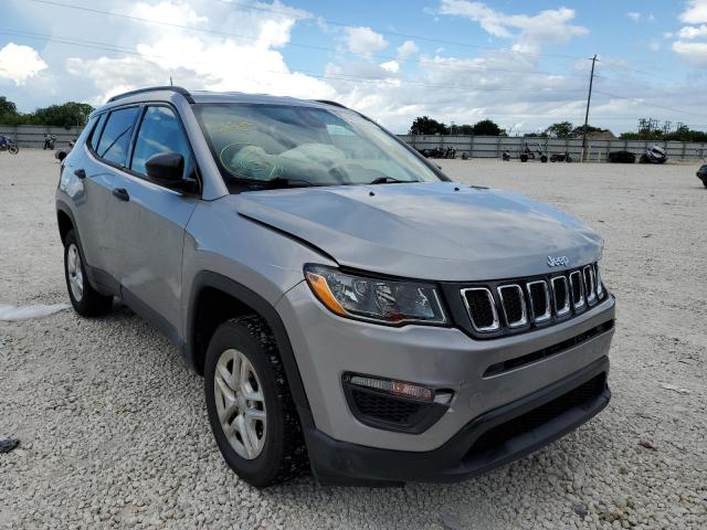 3C4NJDAB9JT168783 - 2018 JEEP COMPASS SP GRAY photo 1