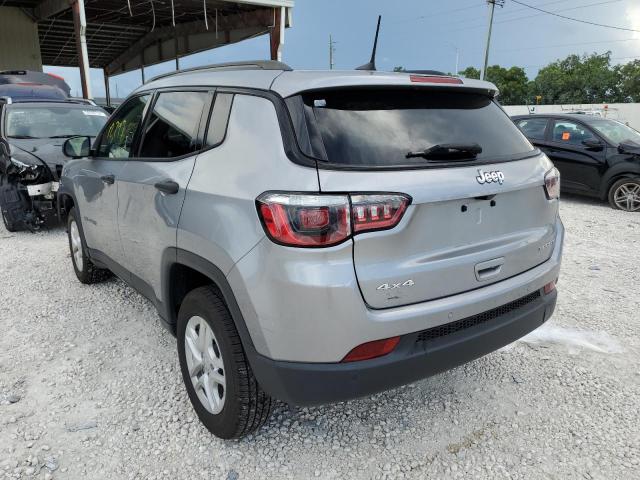 3C4NJDAB9JT168783 - 2018 JEEP COMPASS SP GRAY photo 3