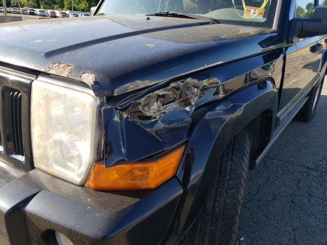 1J8HG48K96C282960 - 2006 JEEP COMMANDER შავი ფოტო 9