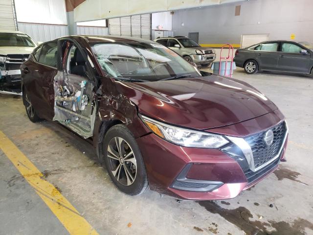 3N1AB8CV6LY255866 - 2020 NISSAN SENTRA SV MAROON photo 1